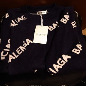 Balenciaga black sweater
